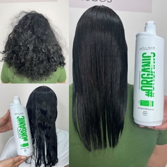 Kit Keratin Treatment Organic & Hair Reconstruction Kit Bombeiro with Creatine