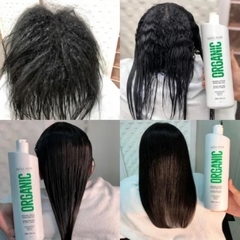 Kit Keratin Treatment Organic & Photon Lizze Supreme 3 Lights - Eliminates frizz adds Smoothness - Troia Hair Cosmetics