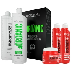 Kit Alisado Progresivo & Kit Bombeiro Reconstrucción Capilar con Creatina