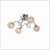 Plafon "GLOBE" Disponible en 4 y 6 luces