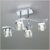 Plafon "Cuadrax" Disponible en 4, 6 y 8 Luces