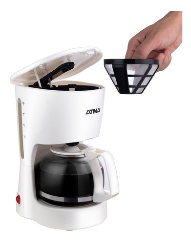 Cafetera con Filtro ATMA CA2180N 0,6 Lts