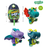 SK009A1 - HUEVO DINO METEOR C/LUZ