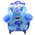 BL101 - PREVENTA - MOCHILA BLUE 12" CARRO CON OREJAS