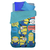 5416 - FRAZADA CON CORDERITO 155CM X 220 CM MINIONS