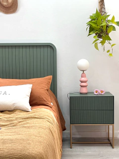 Mesa de luz doble Baires Calada - comprar online