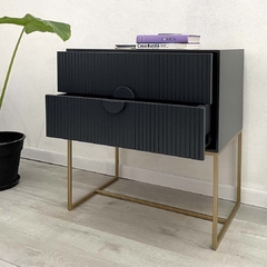 Mesa de luz Perla / Negro. - comprar online