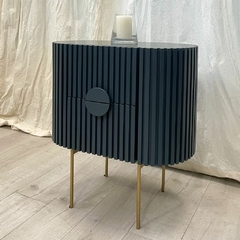 Mesa de luz Bombita Azul Petróleo