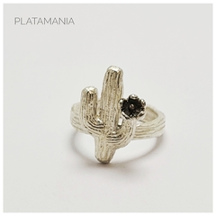 Anillo "Cactus" con Flor