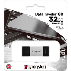 PENDRIVE KINGSTON 32GB DT80 TYPE-C