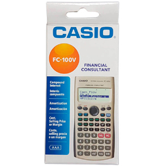 CALCULADORA CASIO FINANCIERA FC-100V - KIWI DIGITAL
