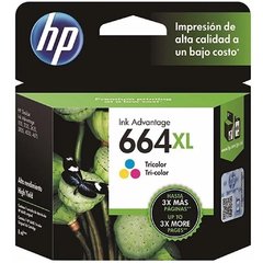 CARTUCHO HP 664XL TRICOLOR F6V30AL ORIGINAL
