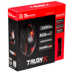 MOUSE GAMER TTESPORTS TALON X + PAD DASHER MINI - KIWI DIGITAL
