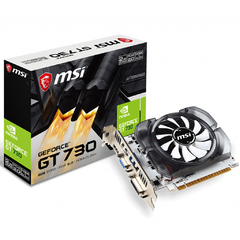 PLACA DE VIDEO MSI GEFORCE GT730 DDR3 2GB
