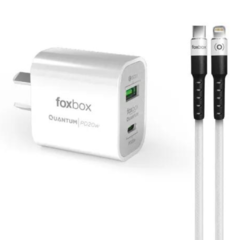 CARGADOR CELULAR FOXBOX + CABLE TIPO C A LIGHTNING - comprar online