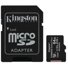TARJETA DE MEMORIA KINGSTON MICRO SD 64GB CLASE 10 - comprar online