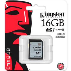 MEMORIA SD KINGSTON 16GB CLASE 10
