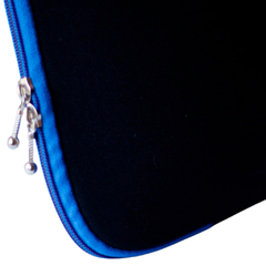 FUNDA TRIPLE KIT LISA NEGRO CIERRE AZUL PARA NOTEBOOK HASTA 14" en internet