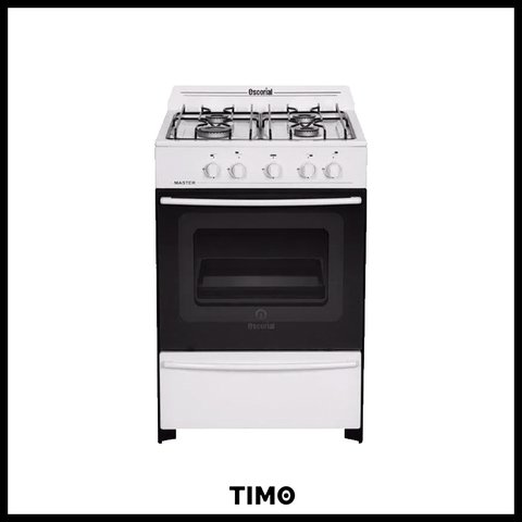Cocina Escorial Master Multigas 56cm Blanca