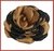 Flor de raso artesanal combinada - tienda online