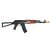 AEG APS AK47 MADEIRA REAL FULL METAL - comprar online