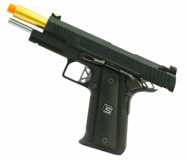 Airsoft Pistola Aw/salient Arms Ds 5.1 Aluminium Gbb Blue
