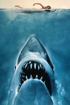 poster cartaz filme tubarão