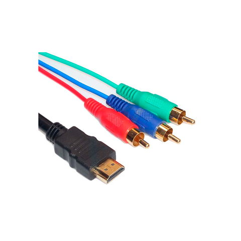 Cable HDMI a 3 RCA 1 Metro HDTV-DVD