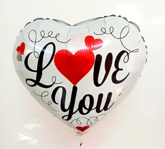 GLOBO 18" SAN VALENTIN VARIAS OPCIONES INFLADO CON HELIO - tienda online