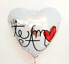 GLOBO 18" TE AMO OPCIONES VARIAS INFLADO CON HELIO - comprar online