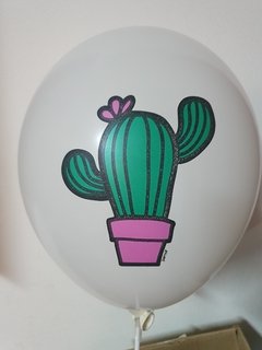 1 globo con impresion Cactus en internet