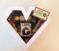 Corazon con chocolates