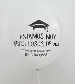 10 globos Muy orgullosos - comprar online