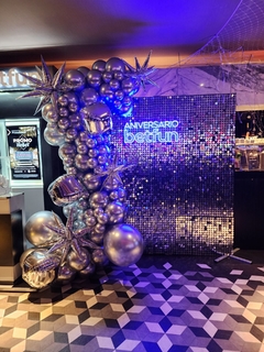 Shimmer wall plata con organica chrome full