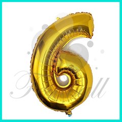 1 Globos forma de número 66cm SIN INFLAR.