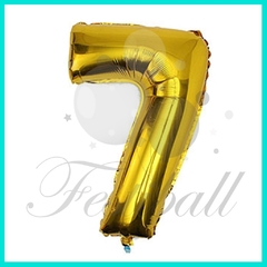 Globo forma de numero 100cm. SIN INFLAR. - comprar online