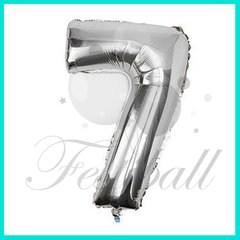 1 Globo forma de número 35cm inflado con aire - comprar online
