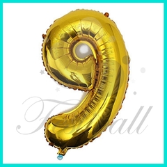 Globo forma de numero 100cm. INFLADO CON AIRE - Festiball - Tienda de globos