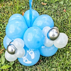 balloon bouquet BIENVENIDO BAUTI - comprar online