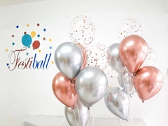 BALLOON BOUQUET ROSE GOLD
