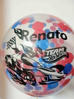 30 Globos impresos con confetti - comprar online