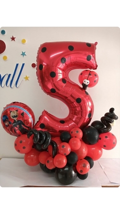 BALLOON BOUQUET LADYBUG