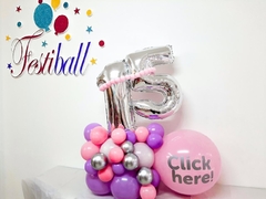 BALLOON BOUQUET SORPRESA 15 AÑOS