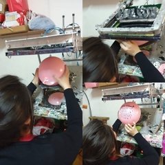 50 Invitaciones en globos