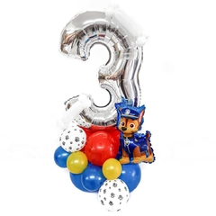 Balloon Bouquet Paw Patrol + Número - comprar online