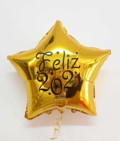 ESTRELLA FELIZ 2021 18" SIN INFLAR - comprar online