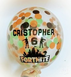 30 Globos impresos con confetti en internet