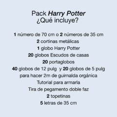 Combo , kit Harry Potter - comprar online