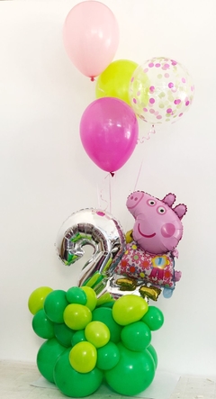 Balloon bouquet Peppa Pig