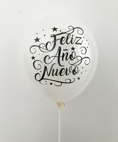 10 globos Feliz Año nuevo